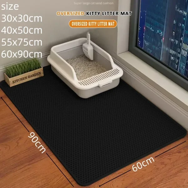 Large Size  Double Layer Waterproof Cat Litter Mat