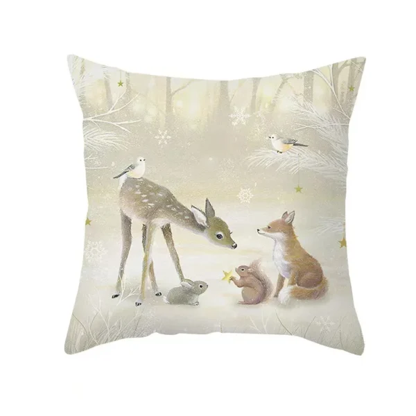 Christmas Cushion Cover Pillowcase - Image 17