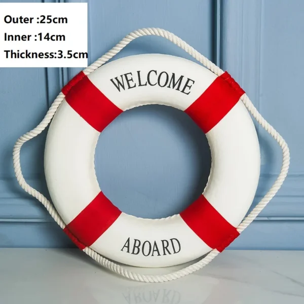 1pc Nautical Style Foam life buoy, Home Décor - Image 12