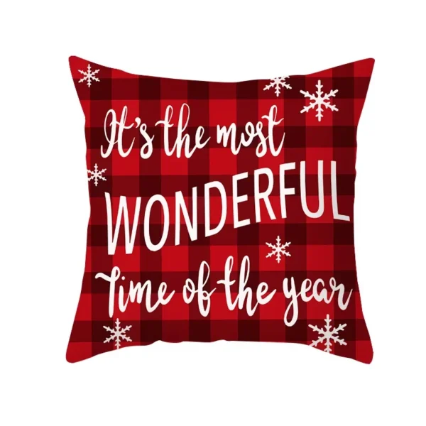 Christmas Cushion Cover Pillowcase - Image 44