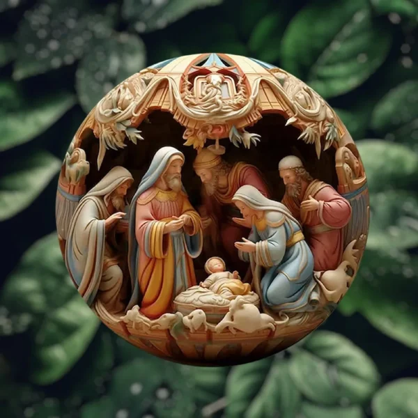 Cross-border 3D effect Christmas Nativity - Image 6