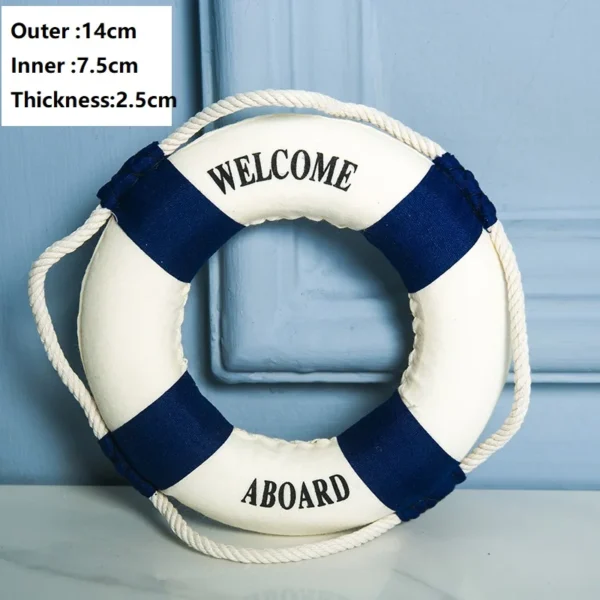 1pc Nautical Style Foam life buoy, Home Décor - Image 13