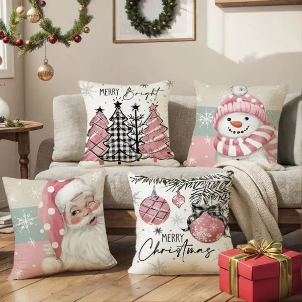 Christmas Cushion Cover Pillowcase - Image 6