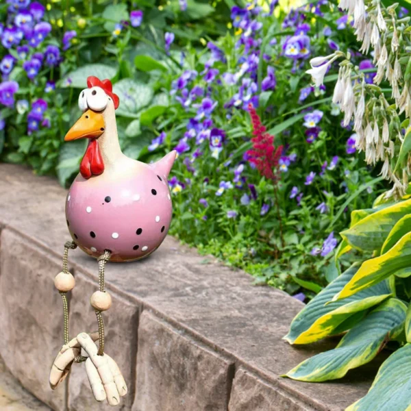 Decorative Chicken Statue - Image 3