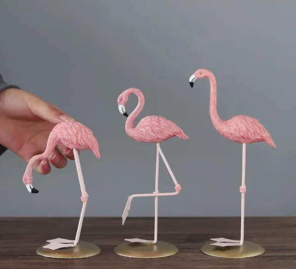 Creative Pink Resin Flamingo - Image 8