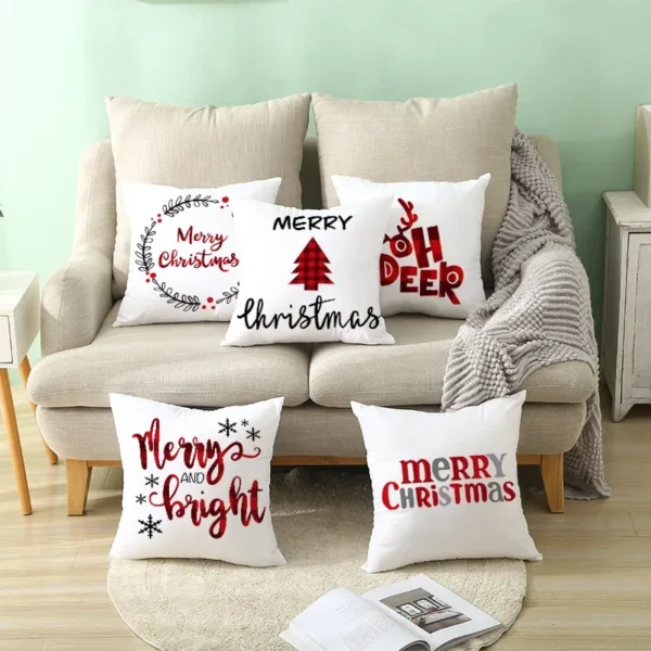 Christmas Cushion Cover Pillowcase - Image 3