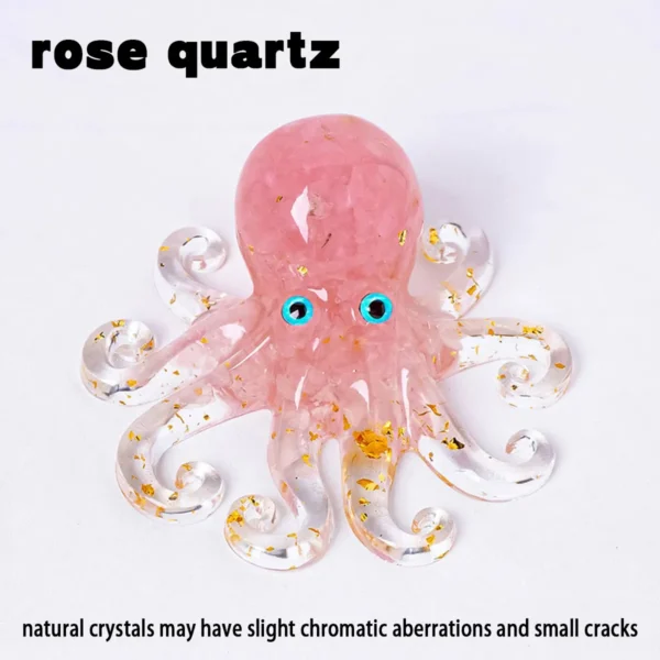 1PC Natural Crystal Gravel Octopus - Image 6