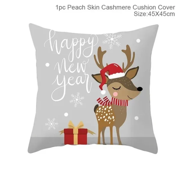 Christmas Cushion Cover Pillowcase - Image 34