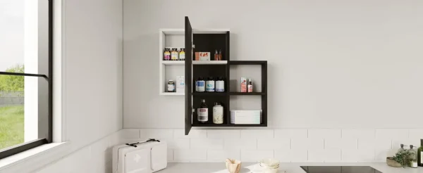 Modern Medicine Cabinet with Mirror - Image 9