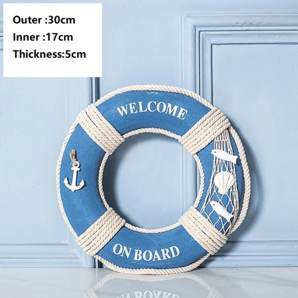 1pc Nautical Style Foam life buoy, Home Décor - Image 4